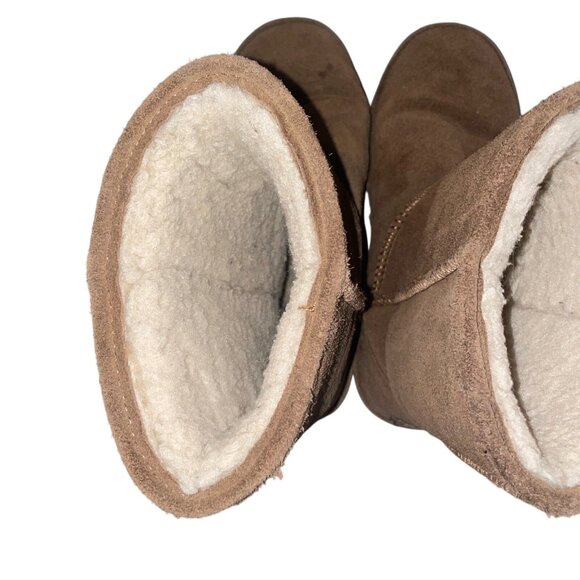 Bearpaw Womens Suede Shearling Lined Winter Boots Size 10 - Picture 4 of 8